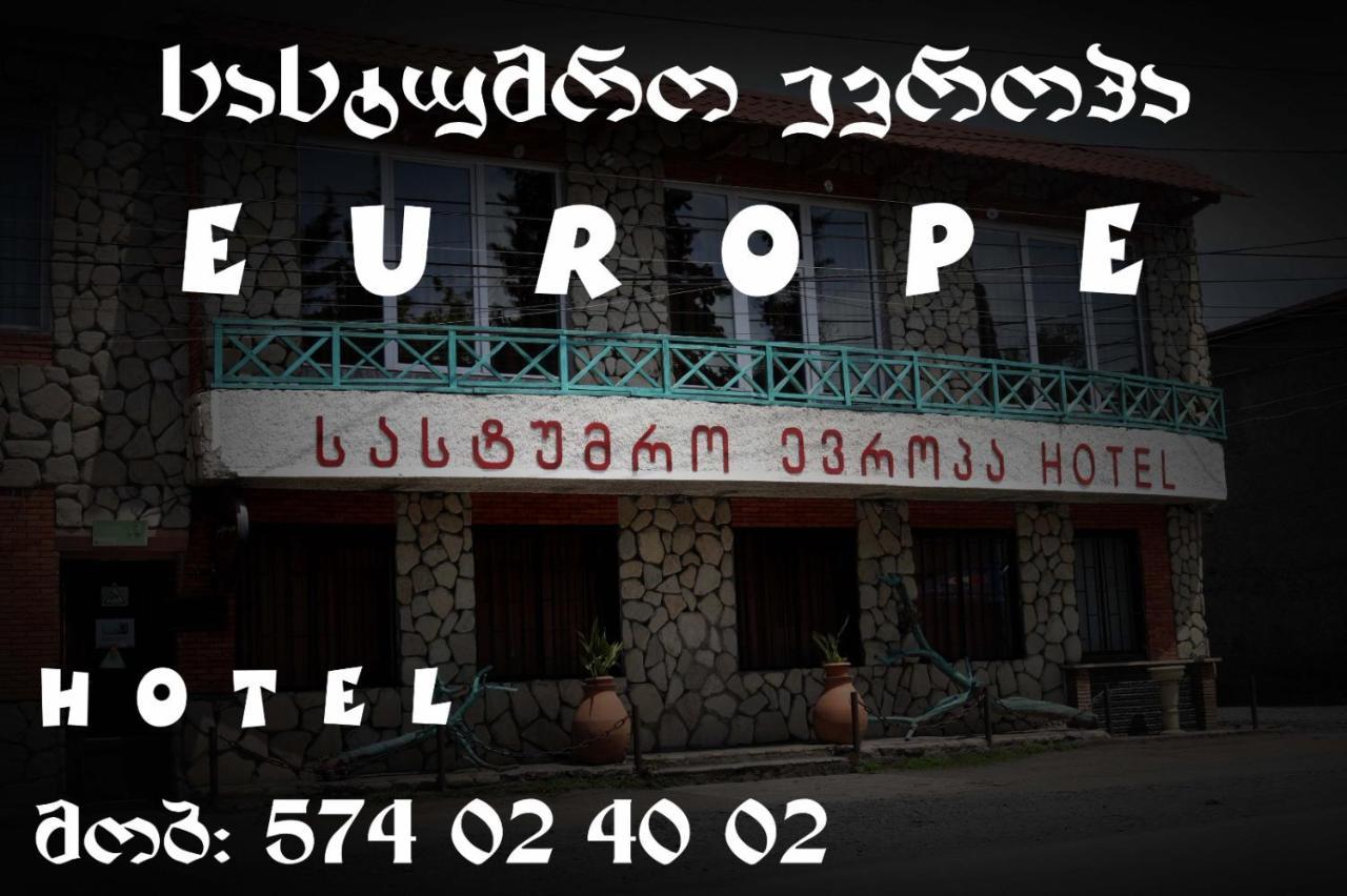 Hotel E U R O P E Qwareli Exterior foto